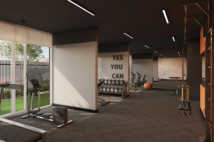 Gimnasio Ángulo del edificio huasco